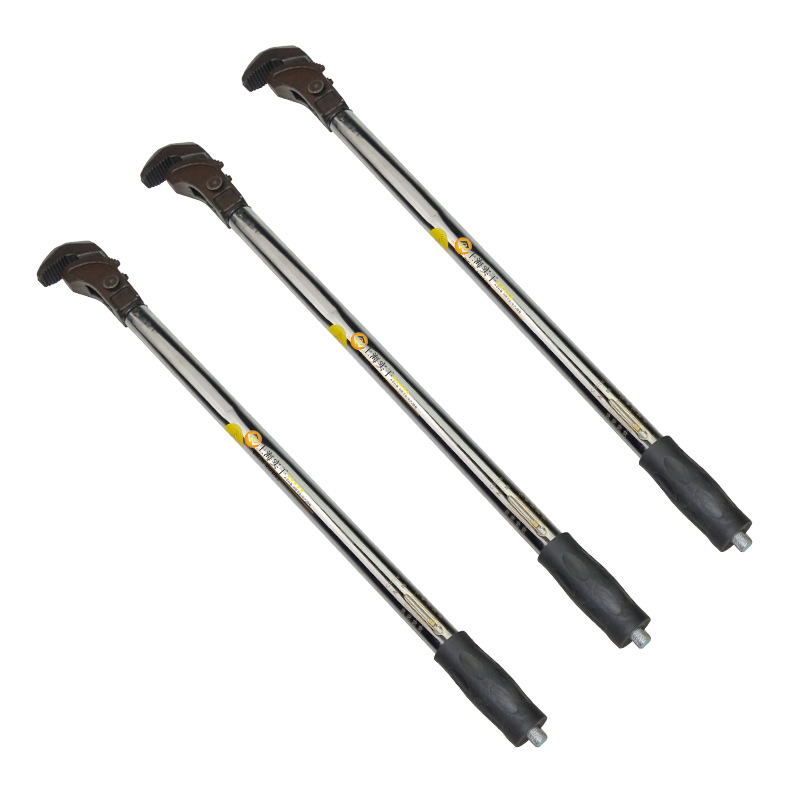 200N.m管钳头扭矩扳手管钳预置式扳手管钳头数显扭矩扳手实干厂家