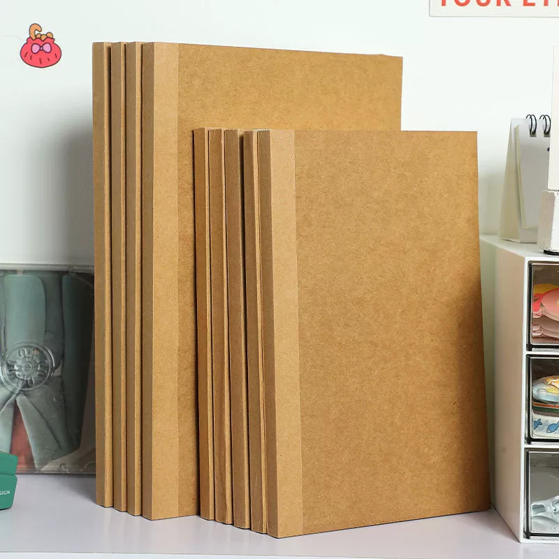 A5 Простой крафт-бумажный ноутбук a4 утолщение и увеличение книги b5 вступительный экзамен в аспирантуру