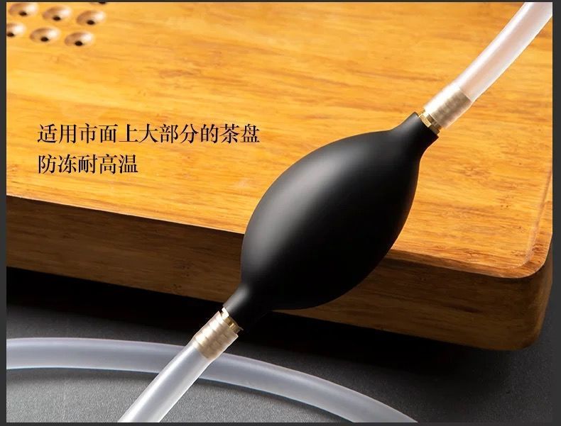 Tea Tray Drainage Hose Set with Suction Bulb Silicone Tubing for Tea Table Water Outlet quality and texture