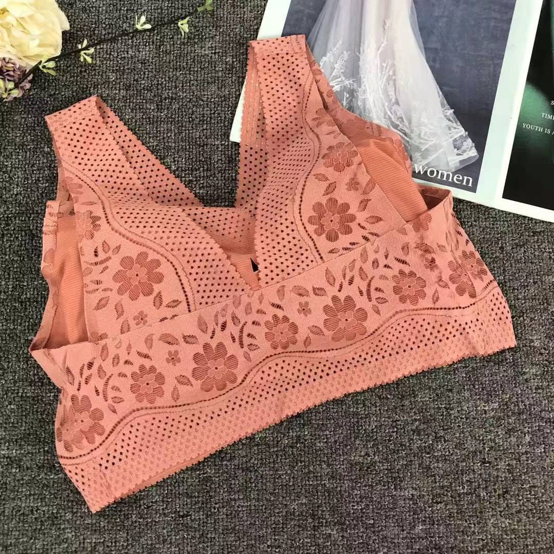 Nuevo Jacquard sin marca de alta calidad chaleco de dama sin anillo de acero bra de yoga ropa interior deportiva mujer al por mayor