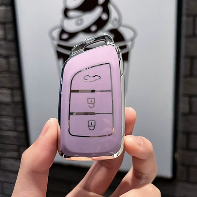 Car key bag | shell buckle E30/A30 shell - fengshen-type-a-smart-3-key-single-shell-purple