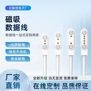 Neutral Smart Kidsren's Bracelet Watch Magnetic Data Cable 4Pin7.62 Suitable for Beauty Equipment Cable 60cm Cable