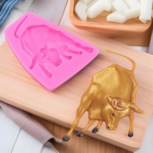 Candy realistic bull silicone liquid sugar mold aromatherapy gypsum diy baking liquid drop mold