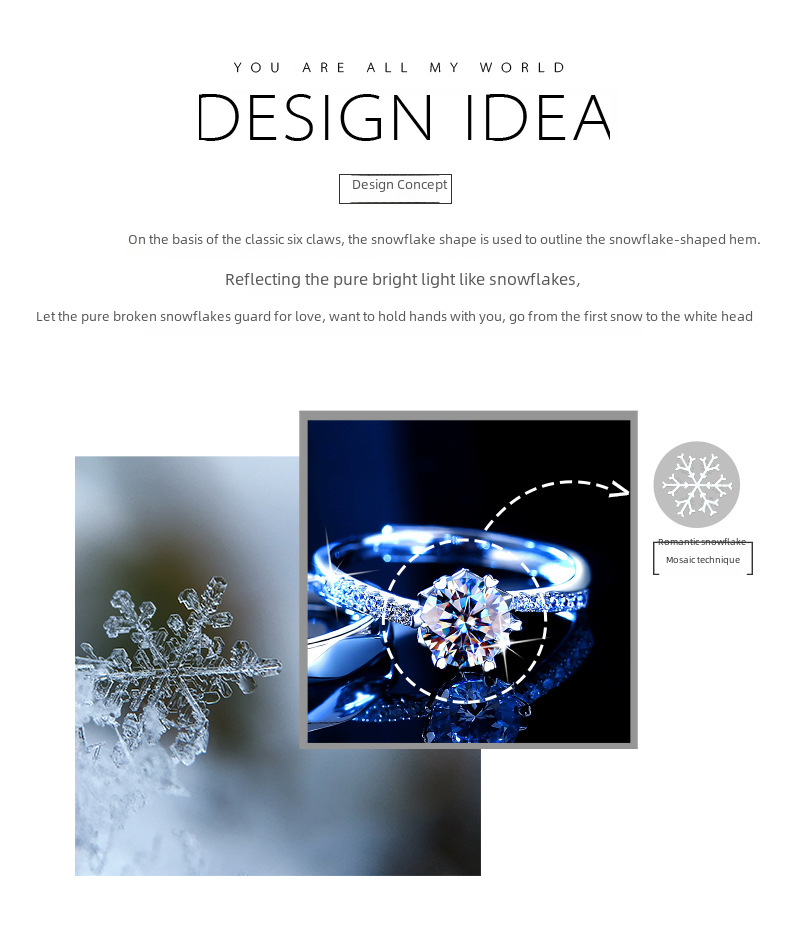 Klassischer Sterlingsilber Moissanit Diamant Partnerring Set_voghion.com