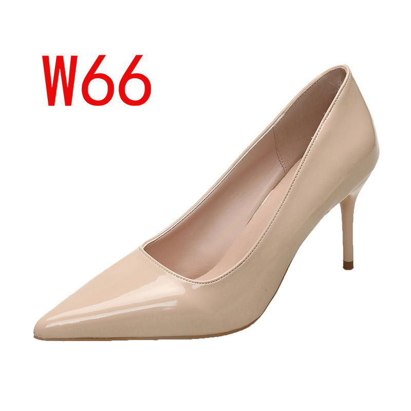 Zapatos de trabajo de tacones negros de otoño de color sólido 2025, tacones delgados, tamaño 41 - 43 temperamento de alto nivel, un pedaleo