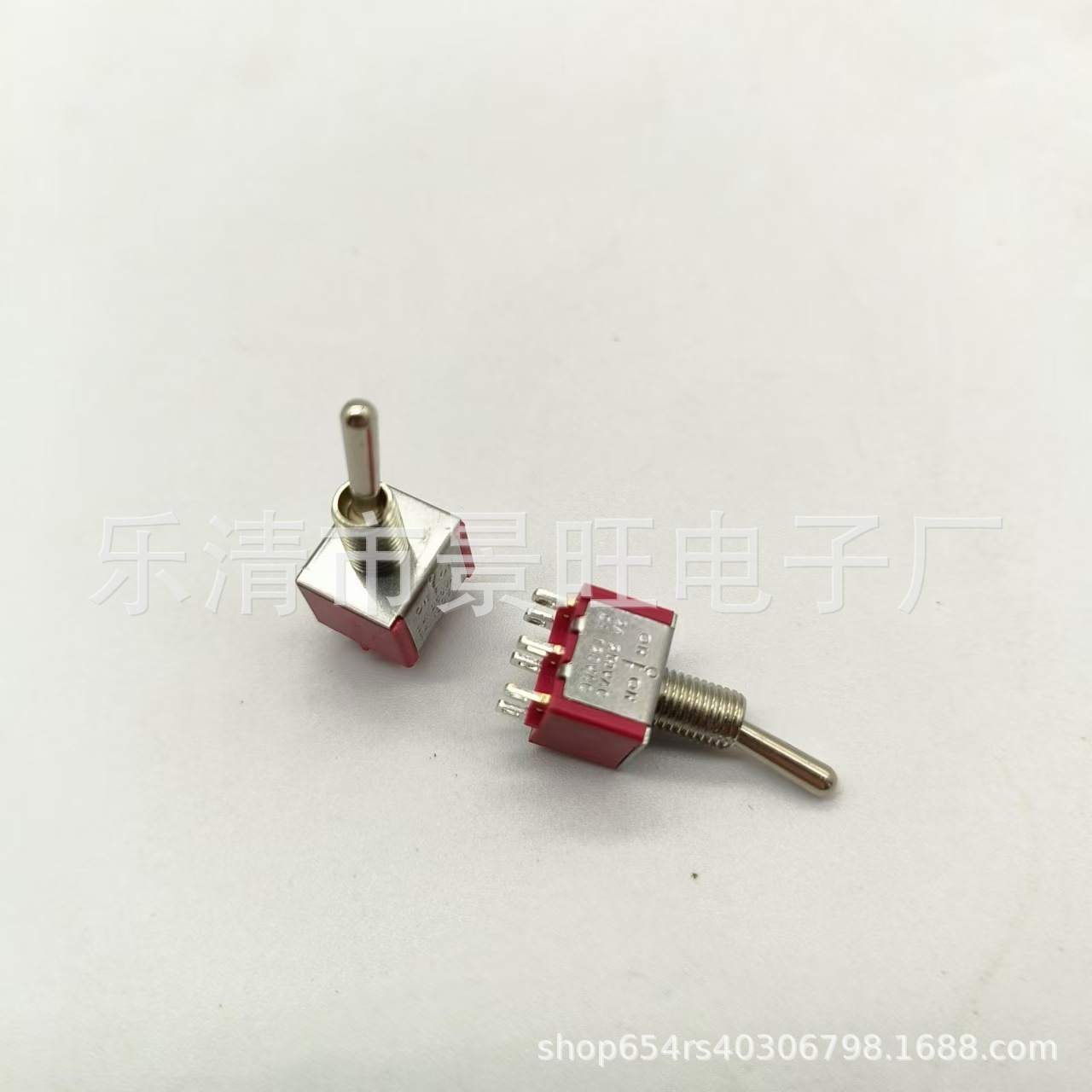 钮子开关摇头摇臂拨动3脚/6脚 钮子开关3脚2档拨动开关单刀双掷