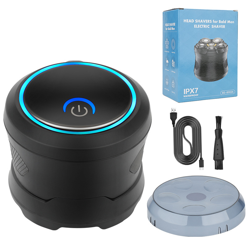 Corte de pelo casero de hombre 6D cabeza de succión magnética afeitadora de alta potencia cuchilla de barba máquina de lavado de cuerpo completo