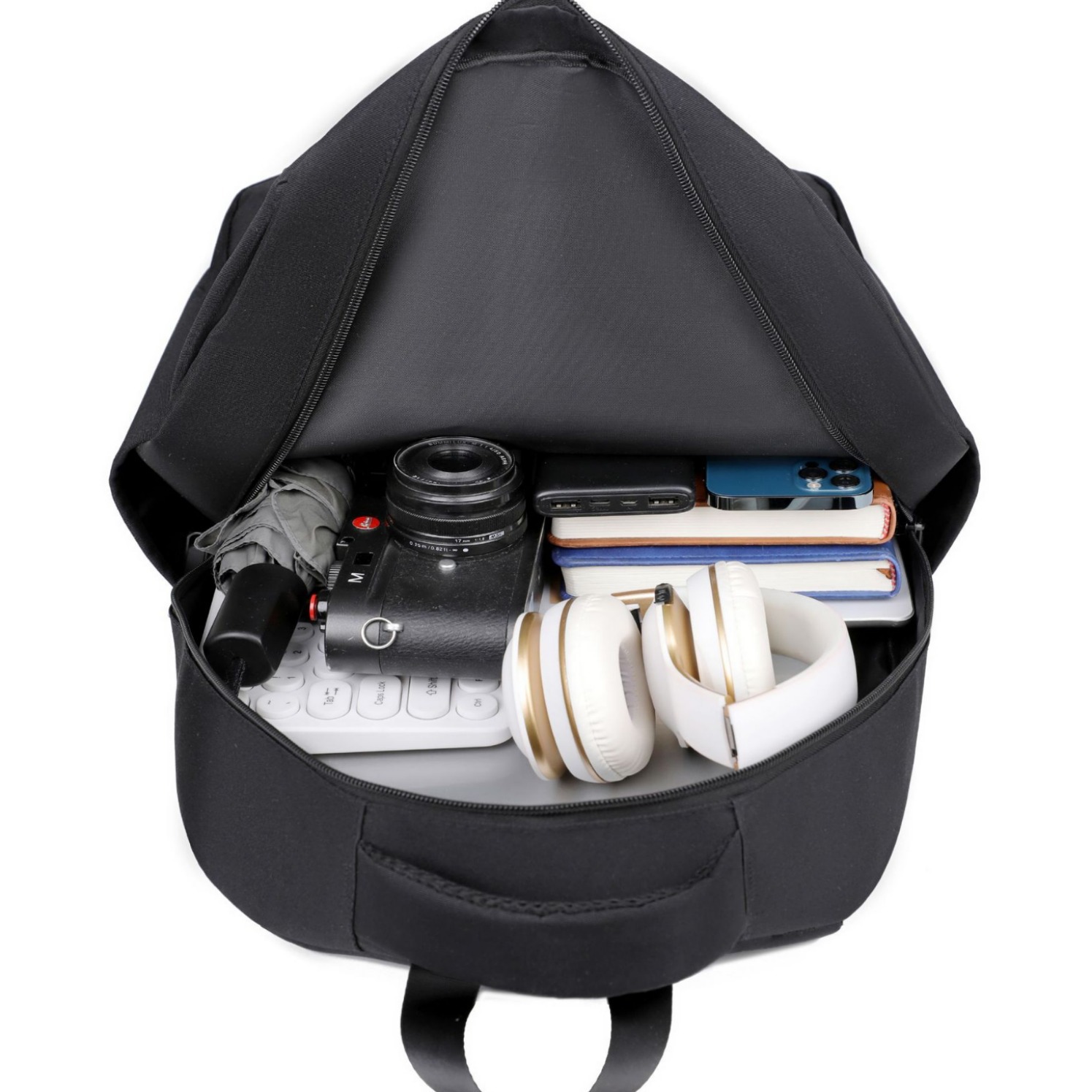 Backpack men's high-capacity travel for business trips Oxford cloth splash proof computer backpack_voghion.com