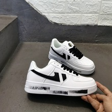 朗足现货韩版权志龙同款小雏菊运动鞋小白鞋女ins涂鸦嘻哈鞋男鞋