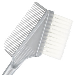 焗油染髮刷 尖尾挑染兩面梳子軟毛白毛刷 家用髮廊美發工具用品