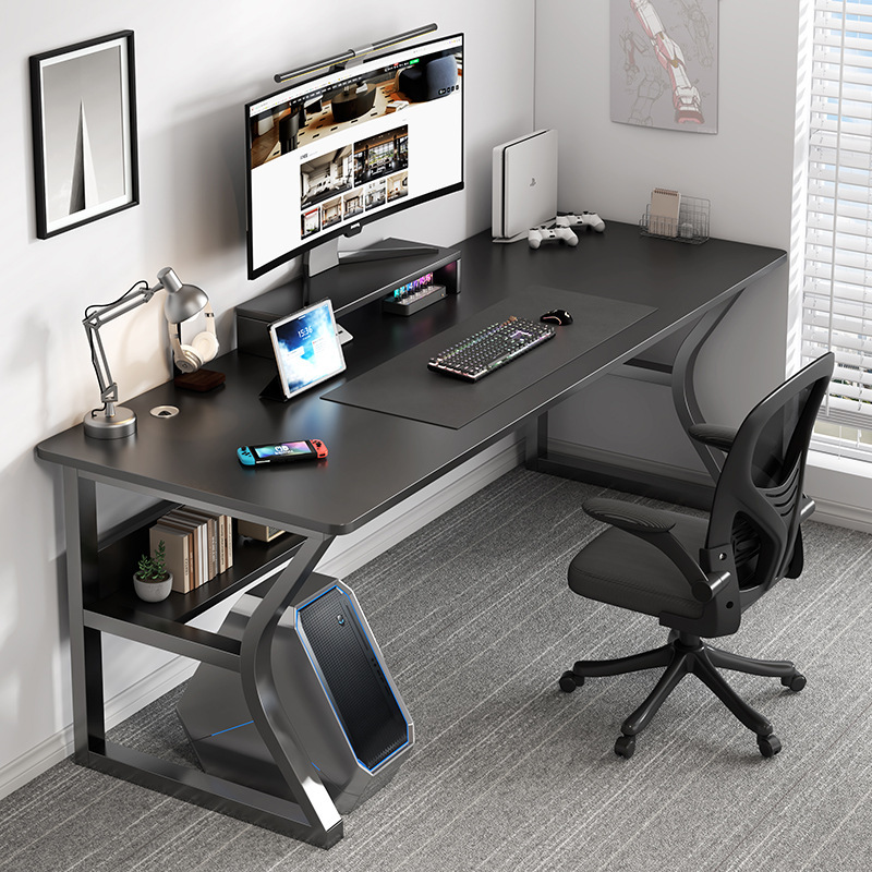 Escritorio compacto para computadora | Mesa simple para hogar, dormitorio o gaming | Escritorio moderno de estudio