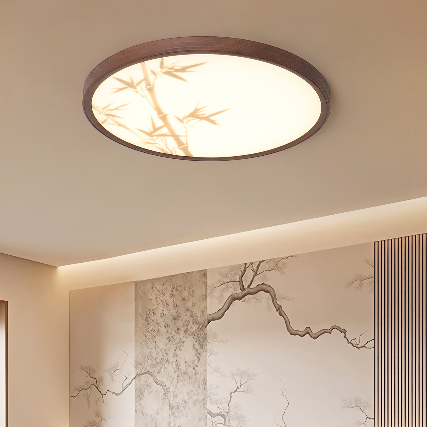 Estética de estilo Song sala de estar lámpara principal de estilo medieval dormitorio lámpara de techo led decoración de iluminación Guangdong Zhongshan lámparas