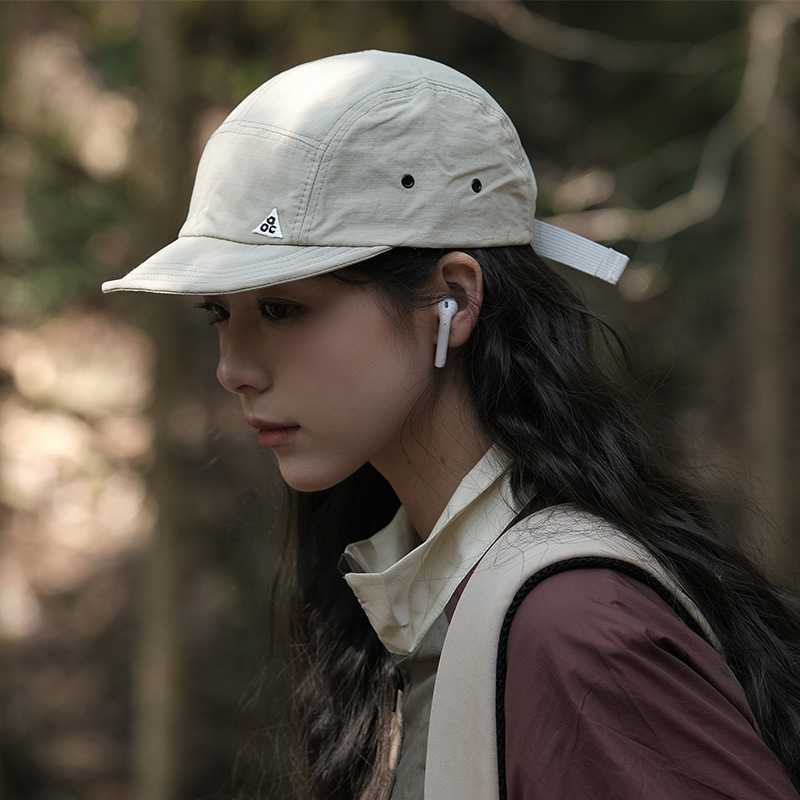 春夏户外短檐帽子女新款日系软檐潮牌薄款透气软顶鸭舌登山帽男士|undefined