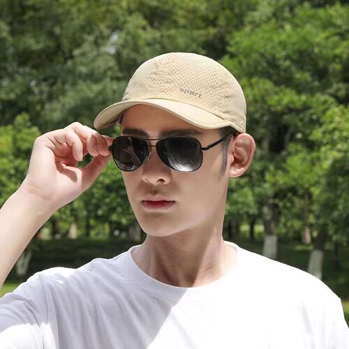 Summer new breathable hat men's outdoor peaked cap women's casual quick-drying baseball cap outdoor sports sun hat