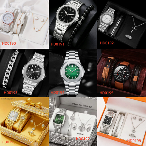 Trendy Best-Selling Roman Numeral Luxury Diamond-Studded Cuban Bracelet with Women's Watch Fashionable Hip-Hop Steel Watch
