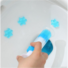 便器の小さい花のトイレのすがすがしい香りをきれいにして、香りの雰囲気の豆の便器の小さい花のゲルの花の香りの清潔なトイレ剤を取り除きます。