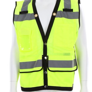 Cross-Border Supply of High Visibility Reflective Lime Safety Vests Reinforced Fluorescent Lime Breathable Work Clothes Manufacturer