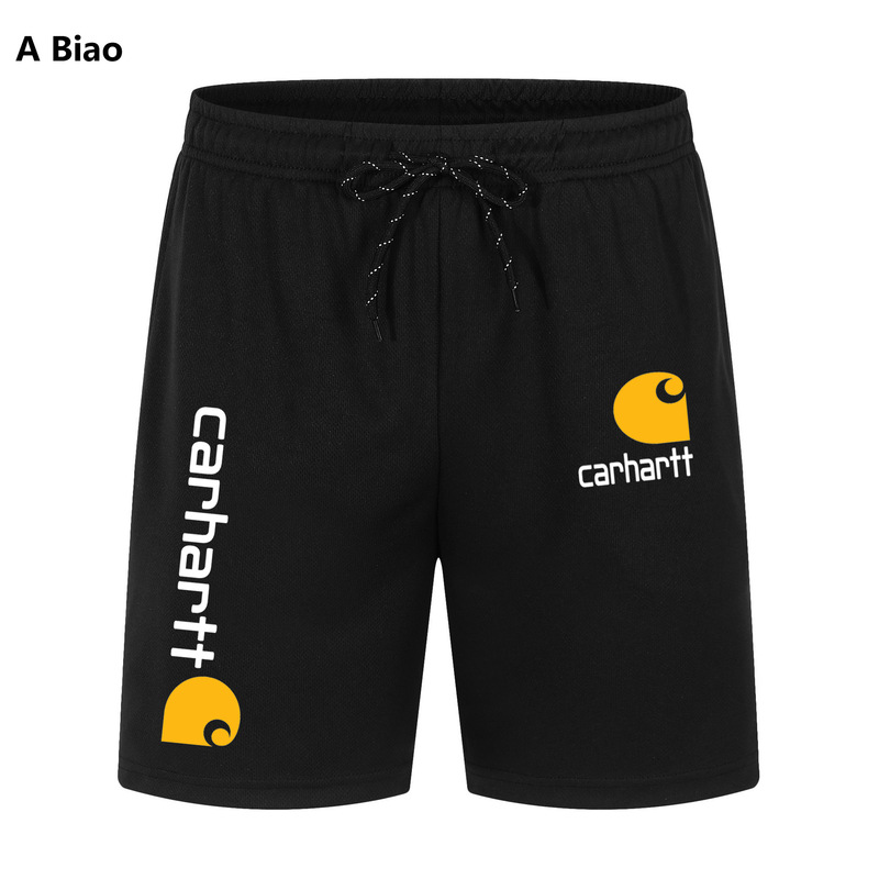 2024 Amazon Cross-Border New Trendy Brand Carhartt Letter-Printed Men's Summer Loose Mesh Shorts