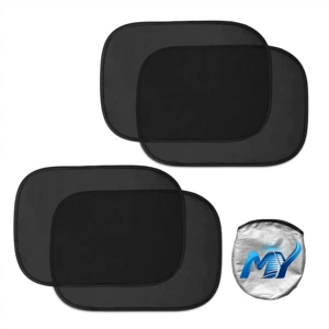 New PVC mesh electrostatic sunshade for side windows, full-glazed anti-glare adhesive car sunshade