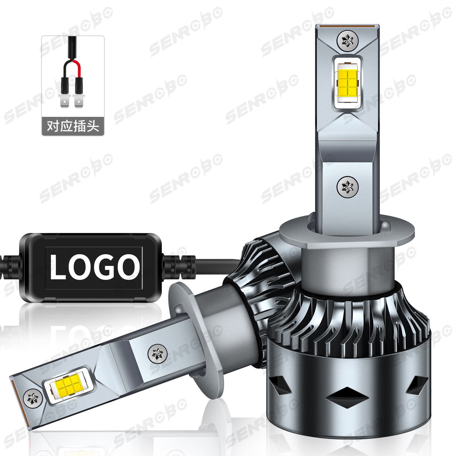 Faros LED de coche transfronterizos H7 H1 H11 Super brillante H4 faros de coche modificados 9005 9006 image 7