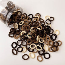 儿童扎头发拇指发圈宝宝不伤发皮筋基础款小号毛巾圈彩色头绳批发