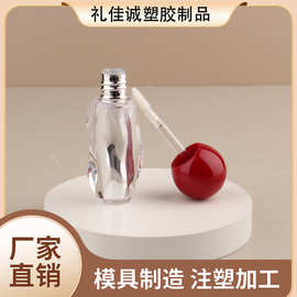 小清新透明不规则异形圆盖唇釉空管小刷头彩妆包材唇彩便携分装瓶