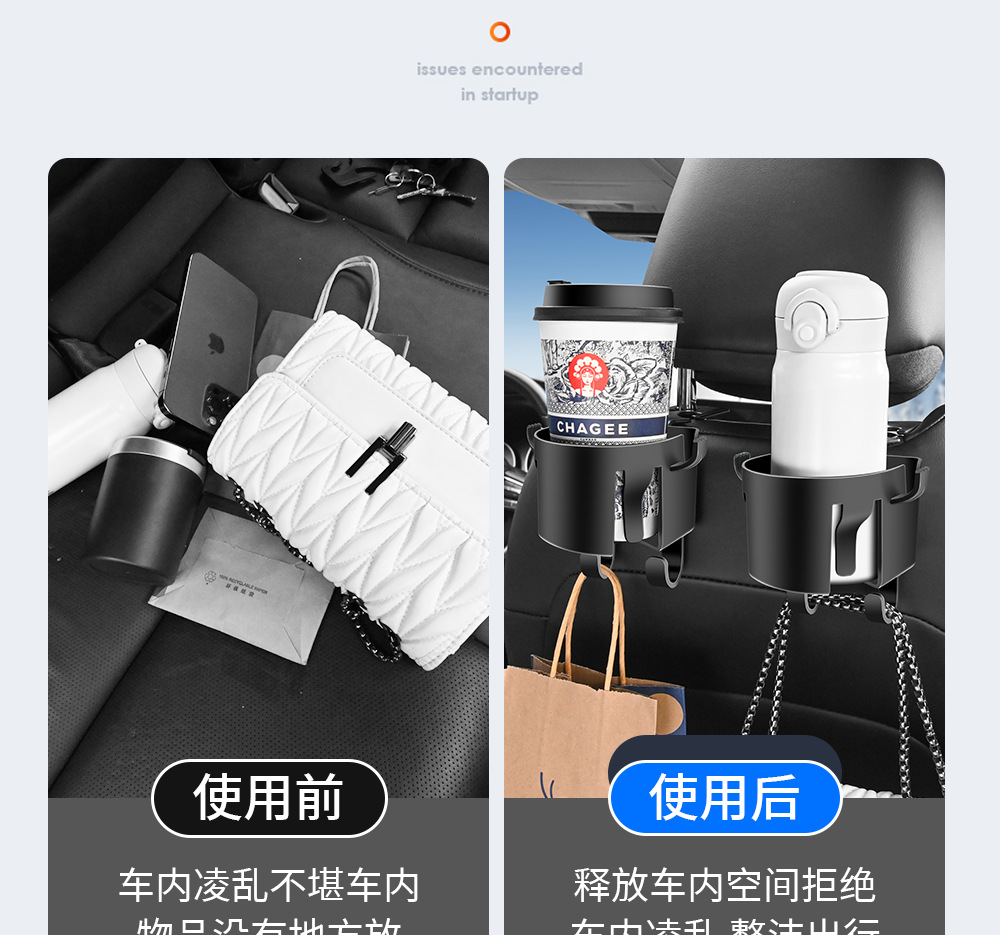 Suitable for Bmw 3 Series Car Door Water Cup Holder 5 Series 7 Series X1Ix3X5X7 Car Seat Storage Box Storage