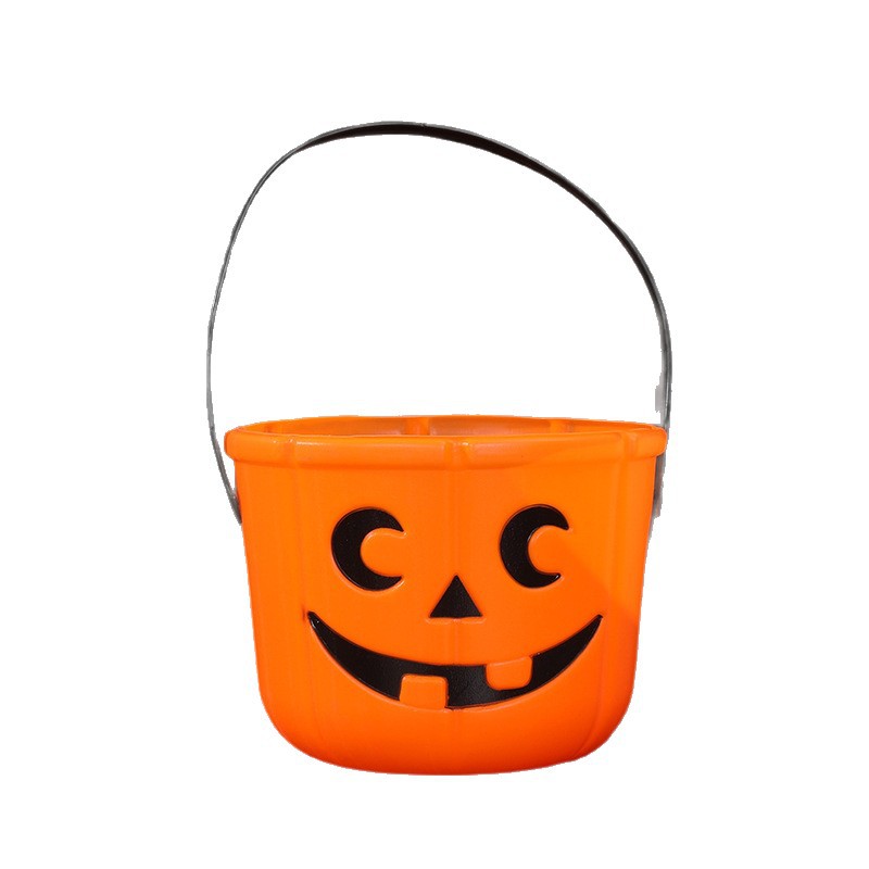 Cubo Decorativo de Calabaza de Halloween de Plástico para Bares y Fiestas image 6