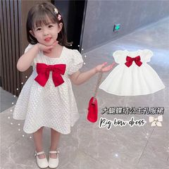 女童連衣裙2022新款兒童洋氣公主裙女寶寶童裝夏款裙子網紅潮6306