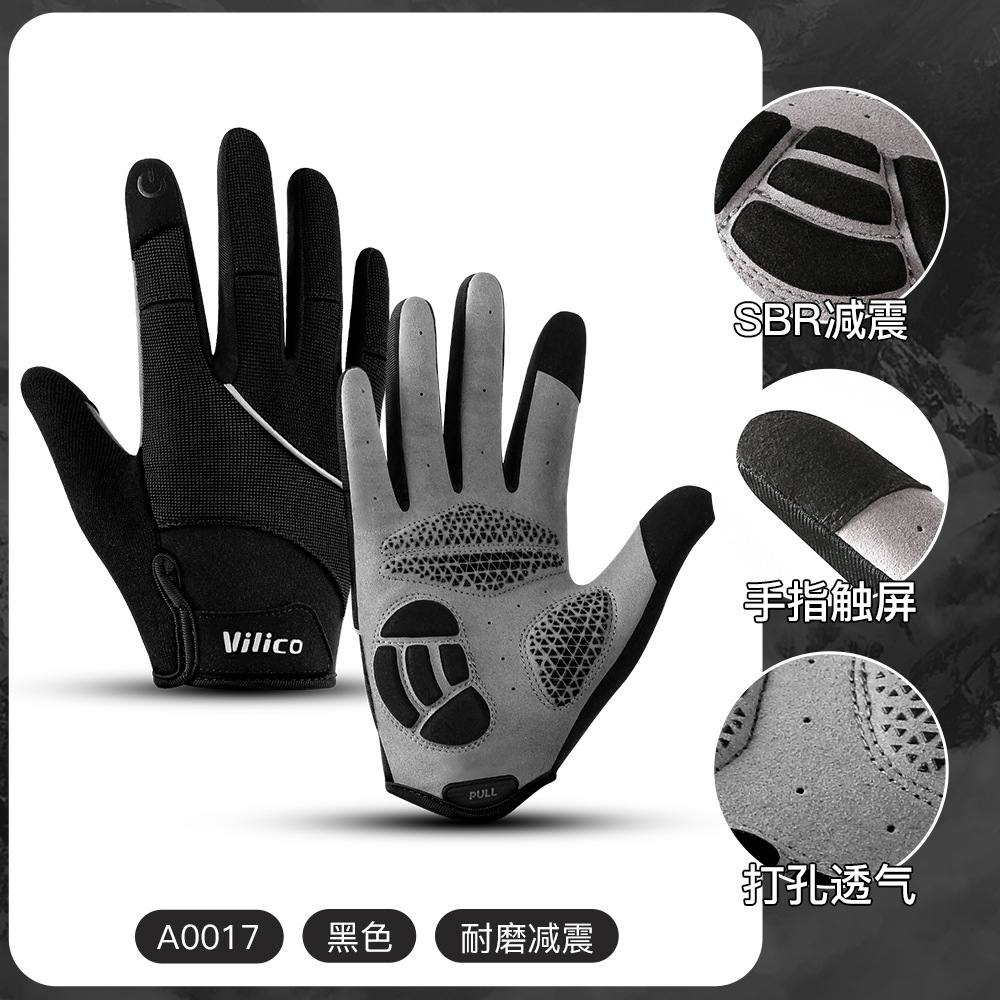 Nuevos guantes de ciclismo Vilico antidesgaste, amortiguadores de impactos, resistentes al desgaste, con pantalla táctil, guantes de ciclismo para deportes al aire libre de primavera y verano