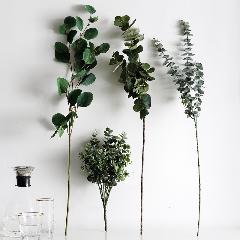 Home Wedding Plant Green Plant Decoration Leaf Props Branch Fake Flower Decoration Flower Eucalyptus