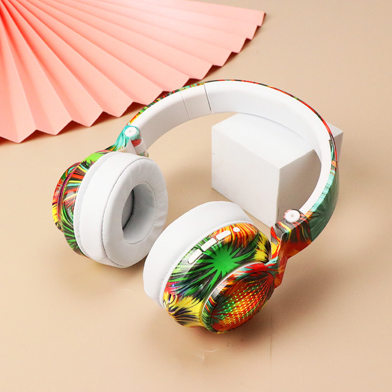 Nuevo auricular JST-30 auricular Bluetooth plegable alta calidad de sonido estéreo transferencia de agua impresión UV superficie teléfono móvil Universal