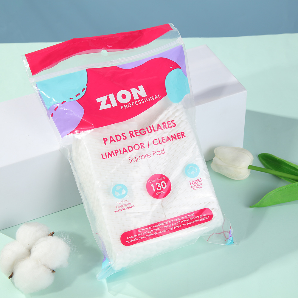 Customizado algodón maquillaje de patrón de perla delgado húmedo ahorro de agua belleza toallas limpiadoras de toallas faciales redondas de algodón limpio al por mayor