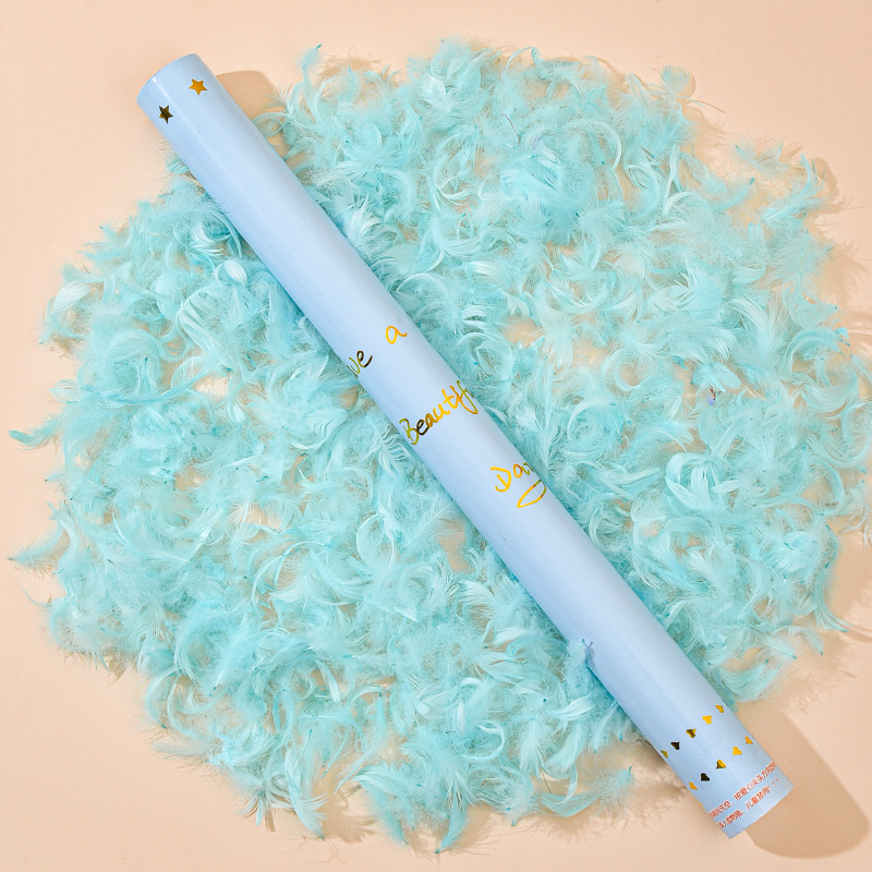 Plumas de regalo de casamiento de mano de regalo de cumpleaños de transmisión directa de regalo