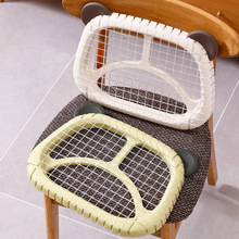 夏天坐垫透气服装厂员工座垫网格椅垫学生凳子椅子散热夏季屁股垫