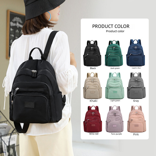 Ladies Double Shoulder Bag Wholesale New Creative Multi-layer Korean Style Small Backpack Fashion Trend Large Capacity Double Shoulder Bag
