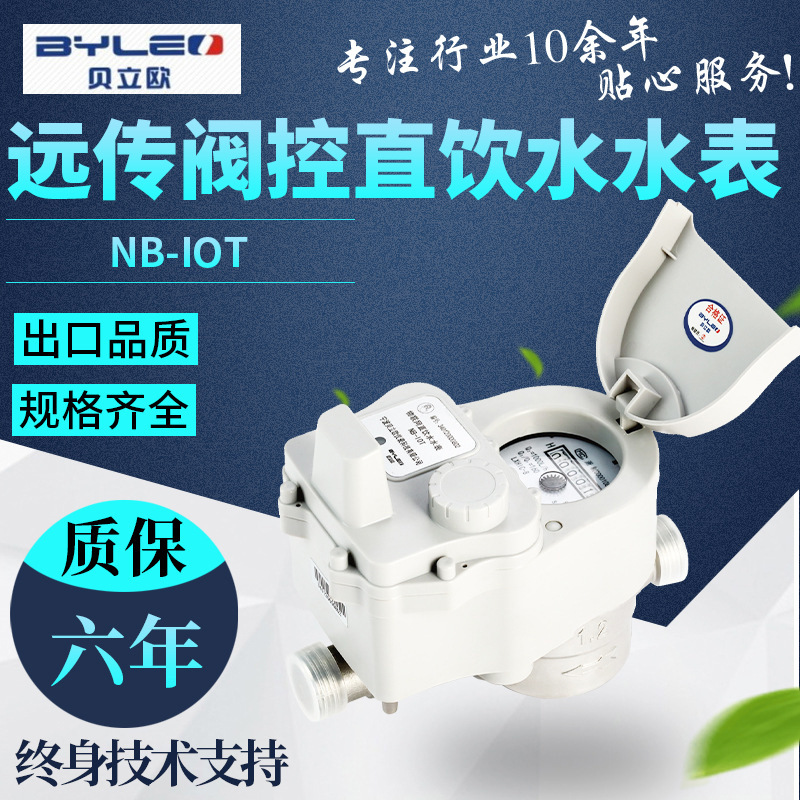 容积式远传阀控直饮水水表 批发NB-IOT304不锈钢分体式纯净水表