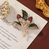 Metal brooch, fruit universal golden water, pin lapel pin, new collection, wholesale
