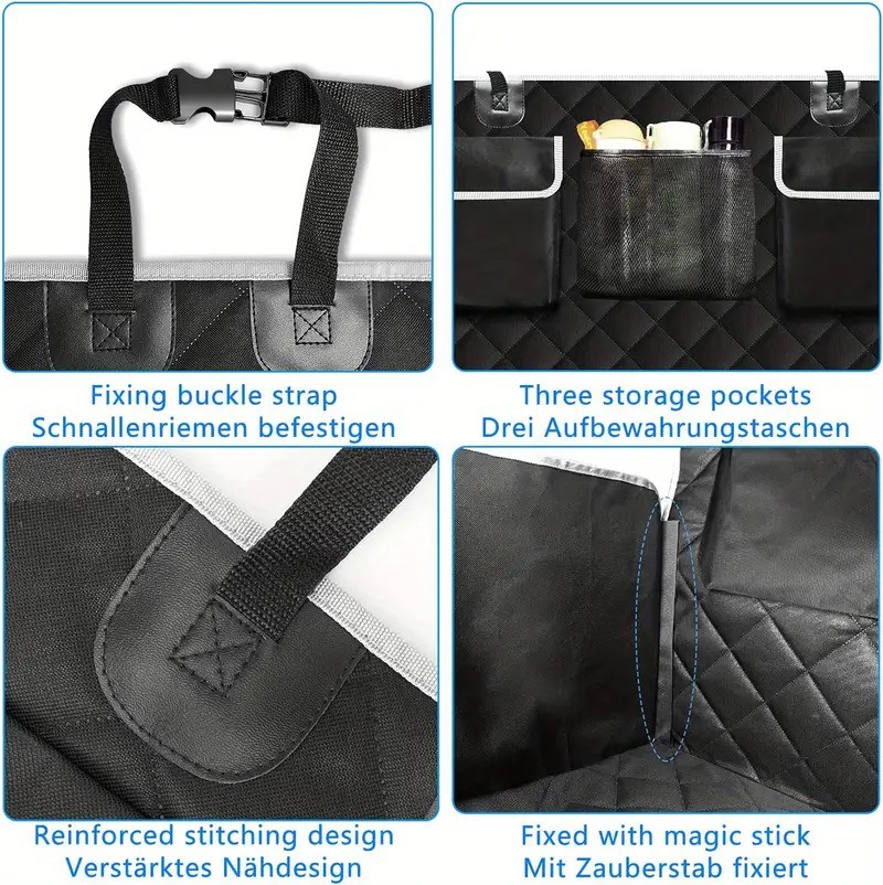 Cross-Border Car Pet Trunk Mat, Anti-Dirt Mat for Pets When Going Out in the Car, Universal Car Pet Mat