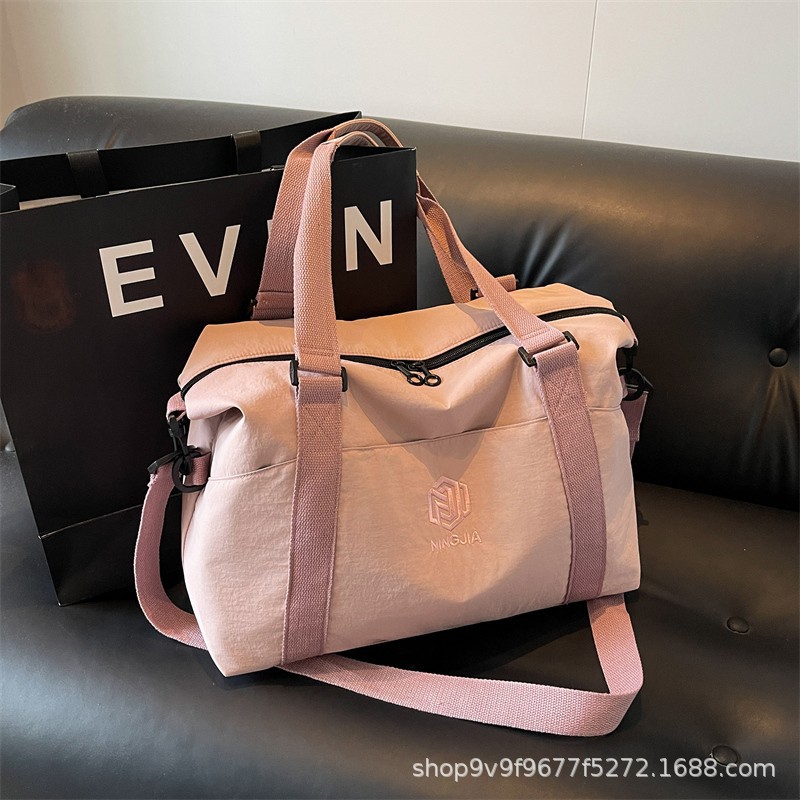 短途旅行包女轻便瑜伽健身包小女士出行便携飞机包出差旅游行李包