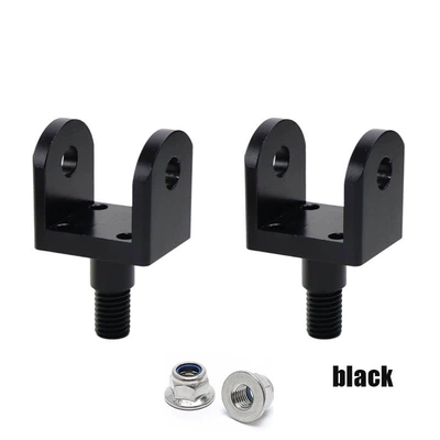 Suitable for Surron Light Bee and Tanli Accessories - Left and Right Pedal Brackets, Pedal Connection Brackets (Motorcycle pedals) - black