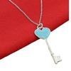 Accessory, blue pendant, necklace, wholesale, silver 925 sample