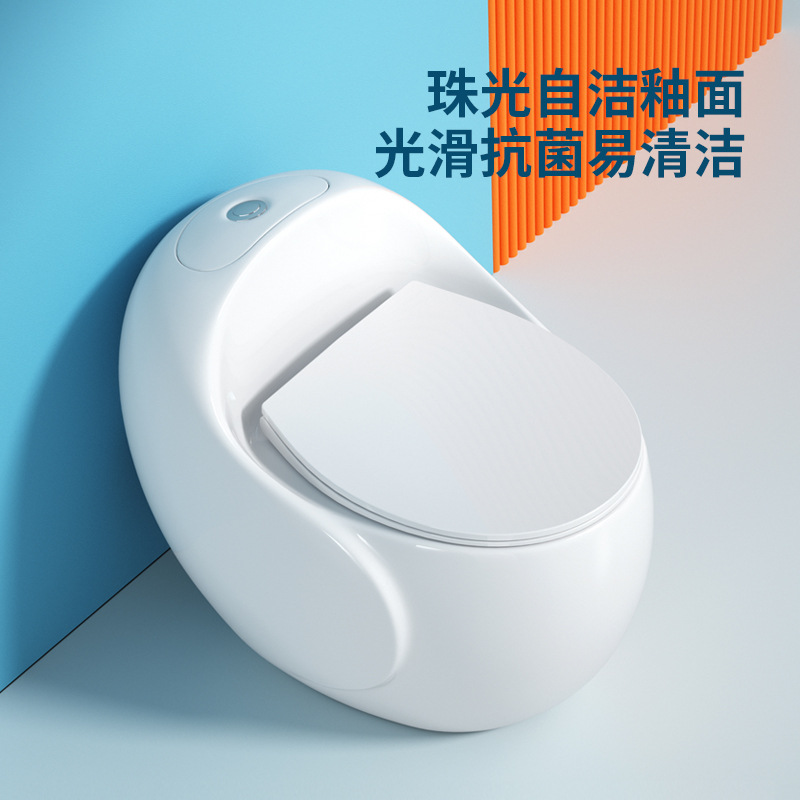 Nuevo hogar interior personalizado anti-bloqueo de una sola pieza fila de piso ultra-alto sifón moderno simple inodoro redondo al por mayor