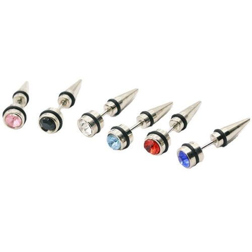 Studs Earrings Amazon Direct Supply Trendy Personality Engraved Earrings Unisex Punk Earrings Hot Selling Clips Earrings