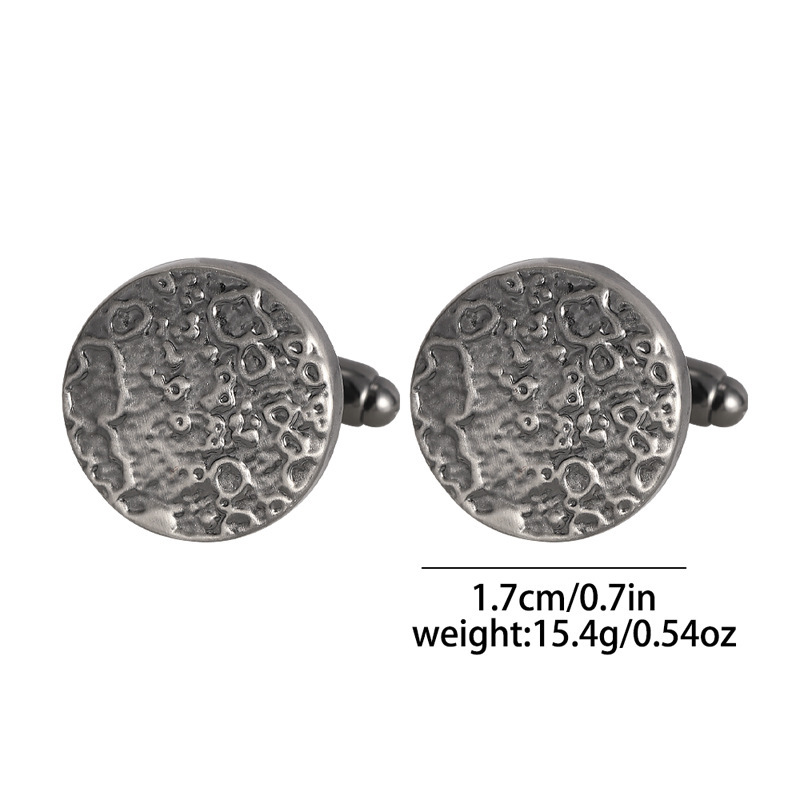Fashionable Irregular Surface Cufflinks For Men And Suits_voghion.com