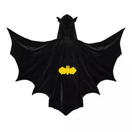 跨境新款万圣节儿童服装蝙蝠披风斗篷猫女衣服派对cosplay演出服