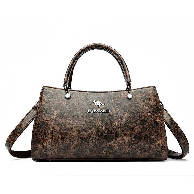 Bolso de mujer 2024 nueva moda estampado bolso de mano de gran capacidad ocio de hombro mochila de moda