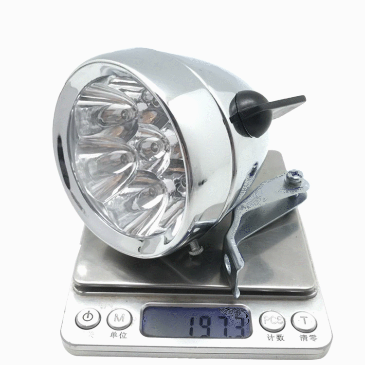 Al por mayor faro de la bicicleta 7led retro bicicleta faro delantero lámpara retro bicicleta faro 233G