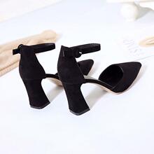 2019����8cm�߸�Ь�ָ����^��ɫ�q���I��Ь�п�һ�ֿێ���ЬŮ