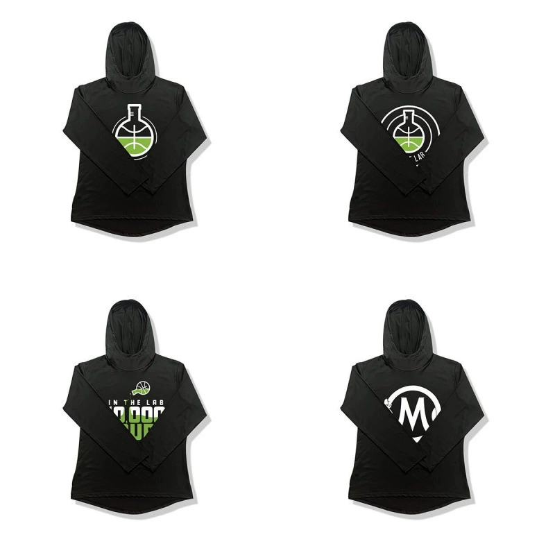 (Кросс-бордерная торговля), лонгслив с капюшоном, футболка, быстро сохнущий толстовка для тренировок в зале